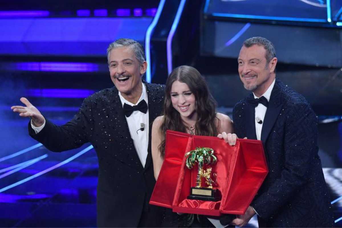 Angelina, Fiorello e Amadeus a Sanremo