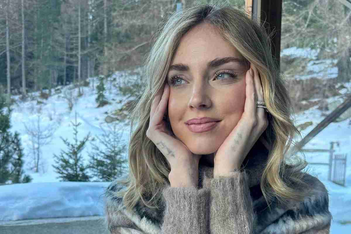 Chiara Ferragni sulla neve