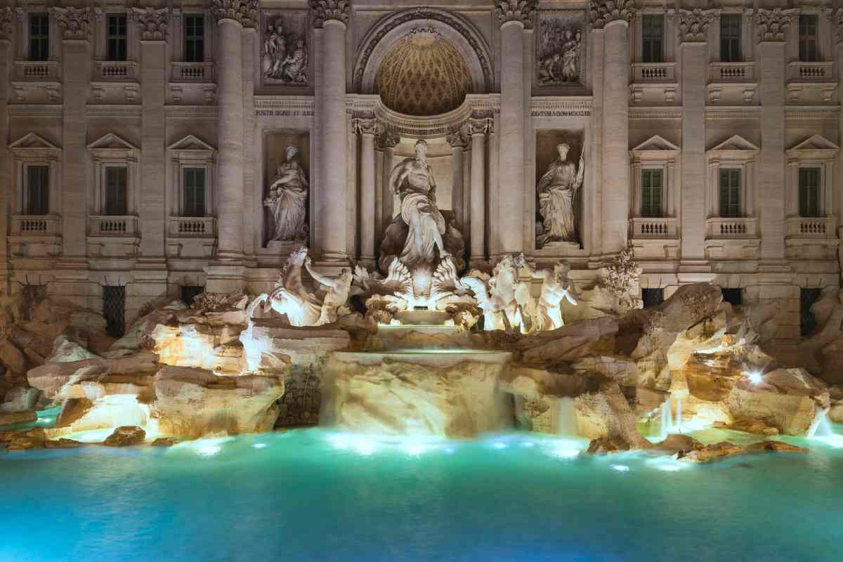 Fontana di Trevi.