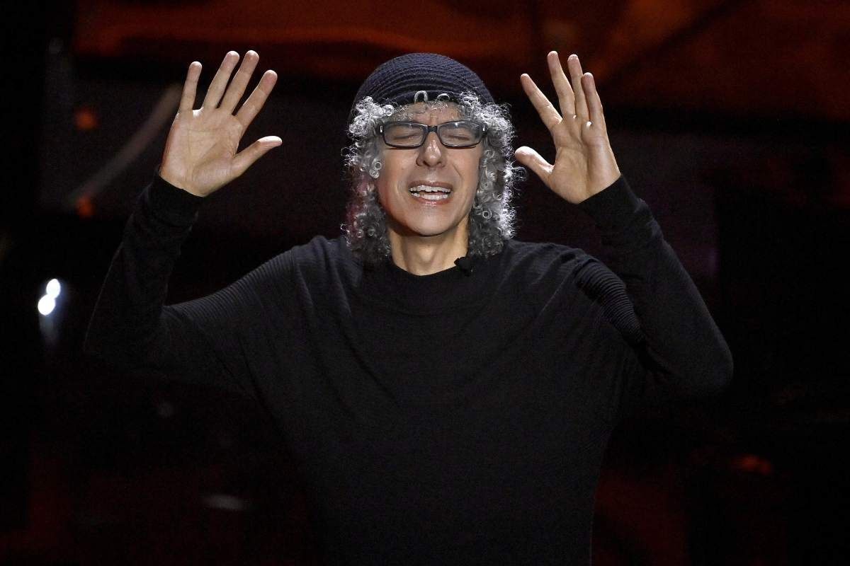 Giovanni Allevi a Sanremo 2024.